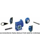 Accesorios para reductores de sinfín corona