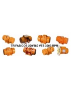 Motores trifásicos 3000 RPM 2 polos IE2 e IE3 400V